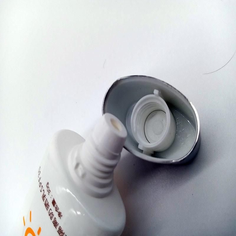 Sunscreen Cream Plastic Cosmetic Tube with Screw Cover