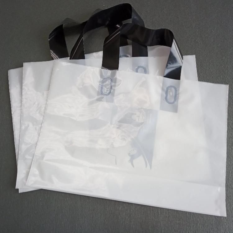Clothes Carry Custom Printed Plastic Retail Shopping Bag with Handles