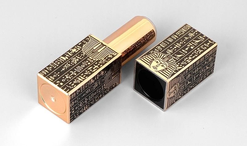Unique Fashion Egypt Pharaoh Style Luxury Lip Balm Tube Lipstick Container Case