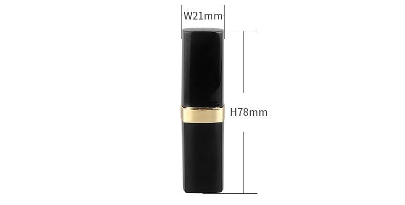 Luxury Fancy Make Your Own Brand DIY Glod Black Cosmetic Lip Balm Container Empty Lipstick Tube