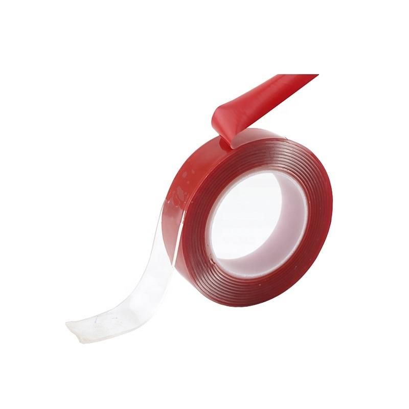 2m Red Waterproof Removable Transparent Traceless Nano Tape