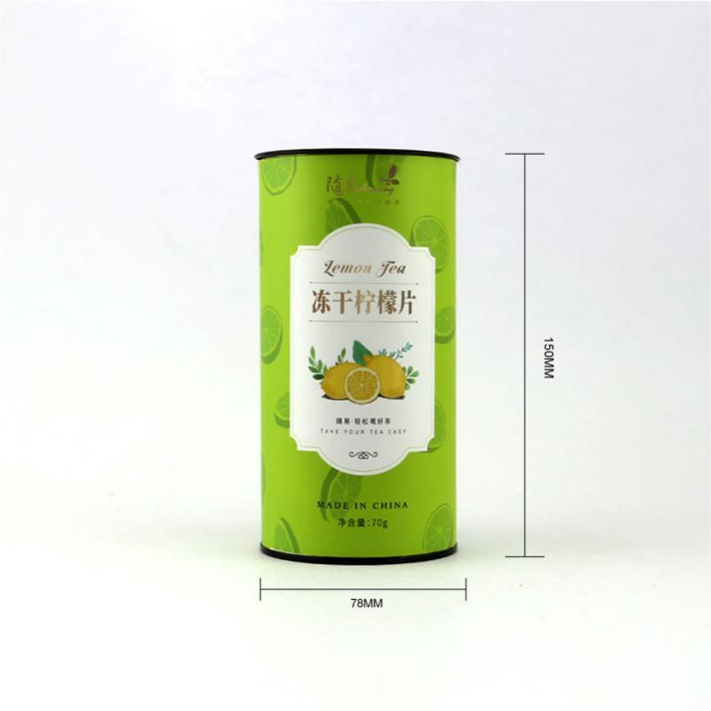 Wholesale Iron Lid 150*78 Dry Lemon Packaging Tube Box