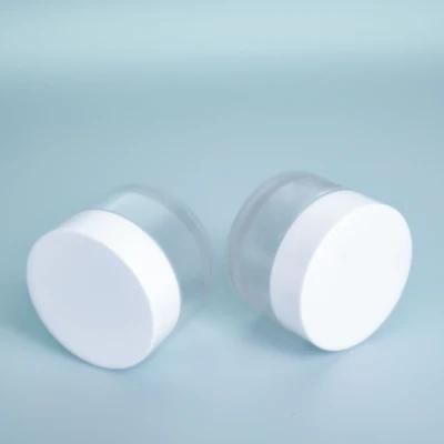 Fomalhaut Customized Logo 1oz Clear Plastic Jar for Cosmetic Packaging