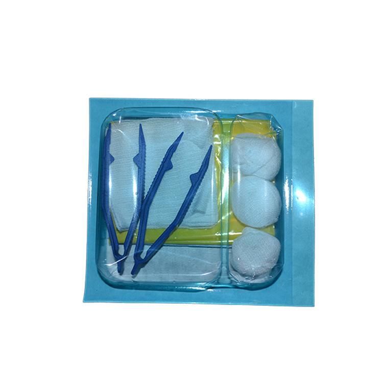Pet/PVC/PP Customized Blister Tray Dressing Set Tray