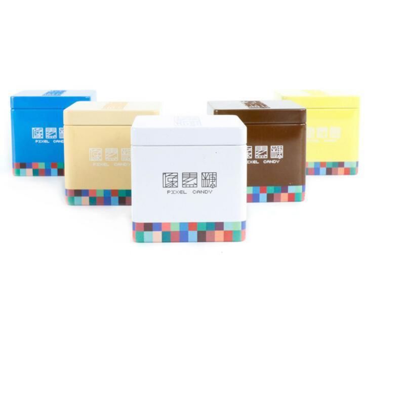 China Factory Sale Square Colorful Tin Box Package Gift Tin Can