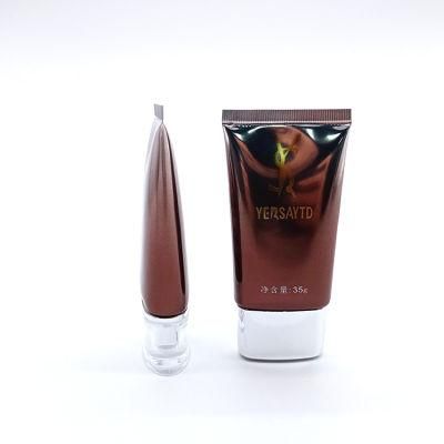 Empty Cosmetic Plastic Tube for Bbcc Cream Plastic Flat Tube