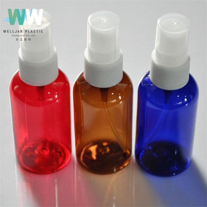 50ml Colorful Plastic Pet Bottle with Fine Mist Sprayer