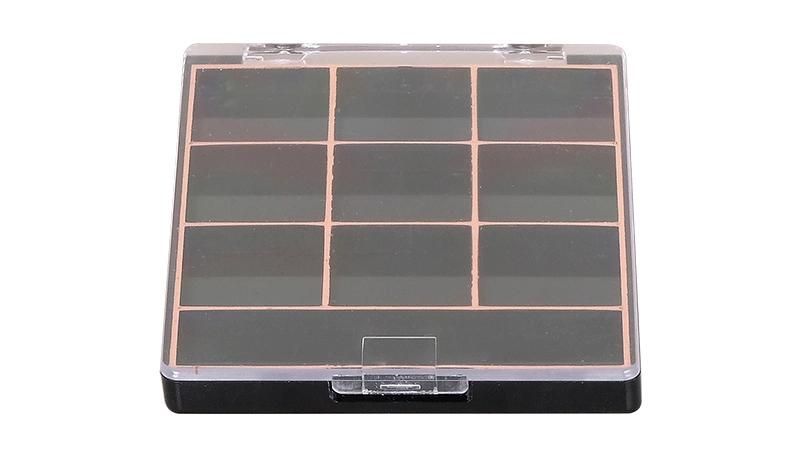 High Quality 9hole Blush Highlight Empty Eye Shadow Pigment Palette Case for Makeup Case