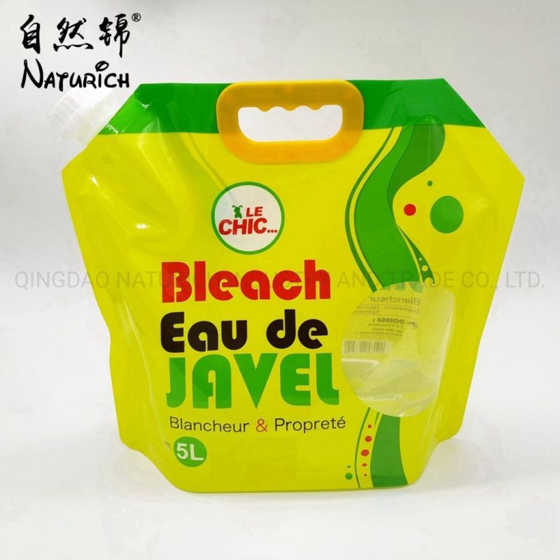 5L Transparent Spout Bag for Beer Fruit Juice Liquid