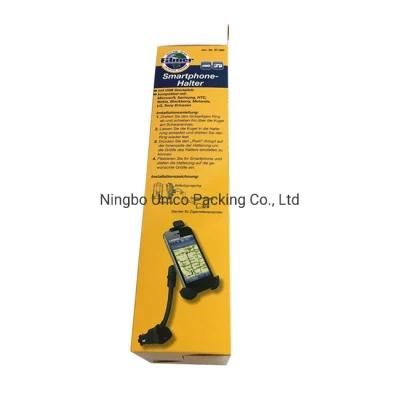 Clear Window Hang Tab Cardboard Packaging Paper Box