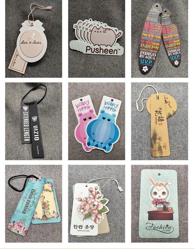 Custom High - Grade Embossed Card Hanging Tag for Women Clothing