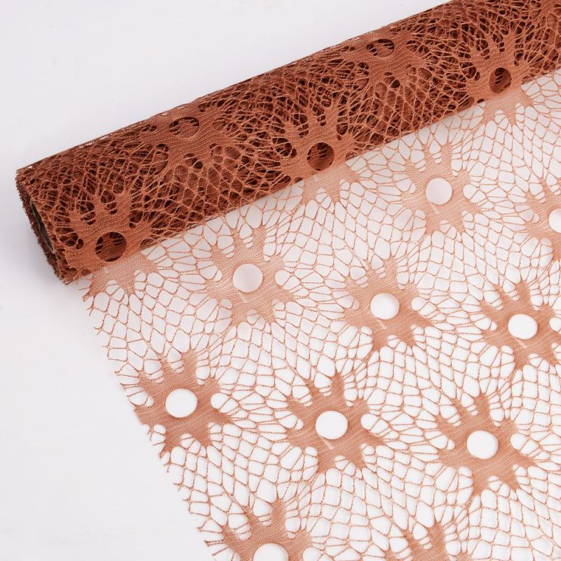 Flower Wrapping Paper Gift Mesh Wrapping Paper Roll for Wrapping Decor Favor