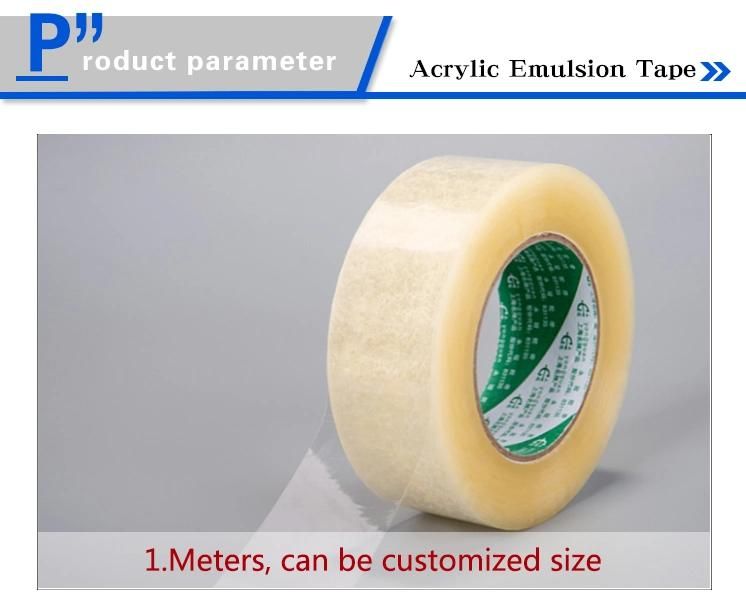 BOPP Packing Tape Carton Yellow Transparent Adhesive Tape Packing Tape Banding Tape