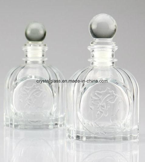 Shaped OEM Reed Diffuser Glass Bottle with Stopper