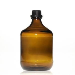 Large 2.5L Round Amber Liquid Medicine Chemical Glass Pharmaceutical Bottle