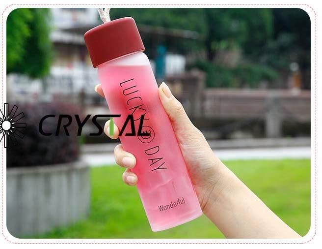 360 Ml Sports Glass Bottle in Clear or Frosted