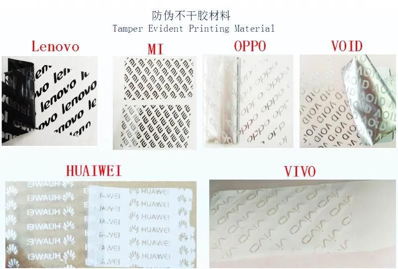 Total/Partial/Non Tranfer Tamper Evident Void Security Tape Packing Tape