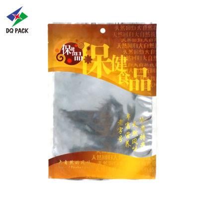 Dq Pack Aluminum Mylar Bags Plastic Packaging Three Side Seal Bags for Powder Dry Food