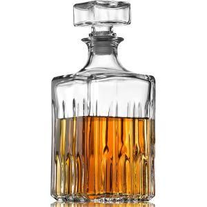 200ml 375ml 500ml 700ml 750ml 1000ml Oslo Bottle Glass Vodka Spirit Bottle with Cork Top Lid