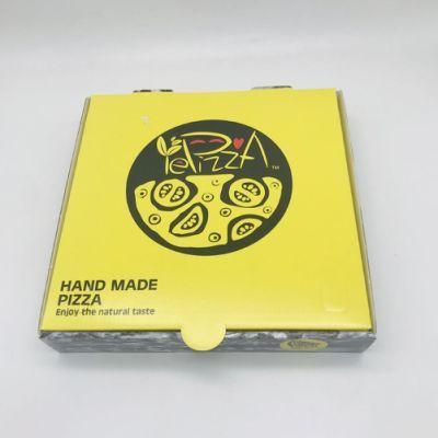 Cheap Kraft Paper Pizza Clamshell Box