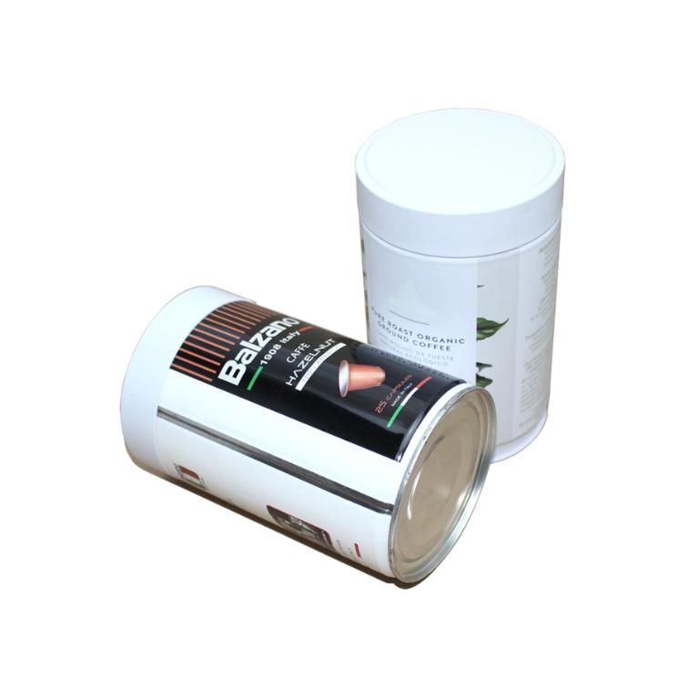 Metal Box Cylinder Tin Can for Coffee Packaging Tinplate Can