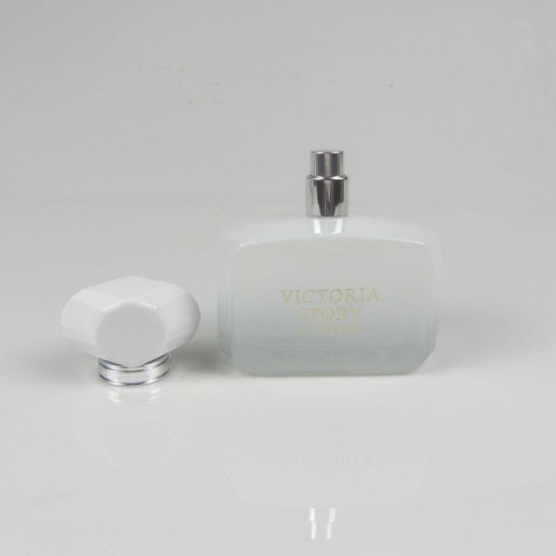 Empty Clear 100ml Round Glass Perfume Bottle Spray Bottle