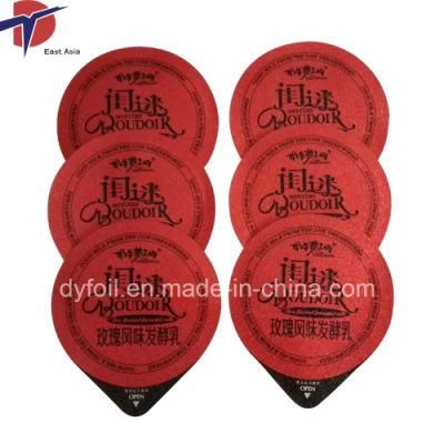 Pure Aluminum Foil Lid Yogurt Cup with FDA