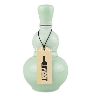 Custom Paint Color Whisky Bottle Gin Rum Ceramic Bottle