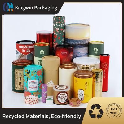 Biodegradable Luxury Box Packaging Boxes for Candles Cardboard Paper Tube