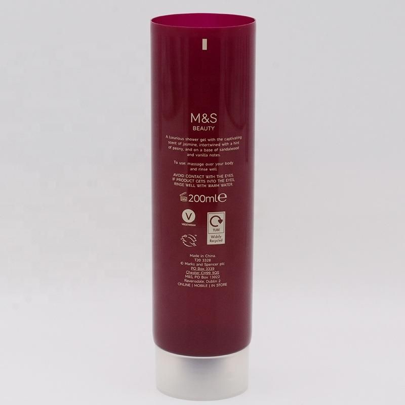 Shower Gel Tube Container Body Lotion Moisturizinge Plastic Cosmetic Tube