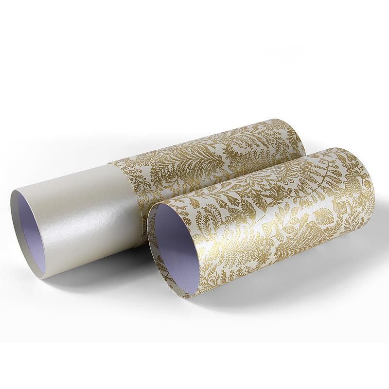 Glossy Lamination Cardboard Cylinder Poster Storage Paper Tubes Packaging for Poster Painting Collection