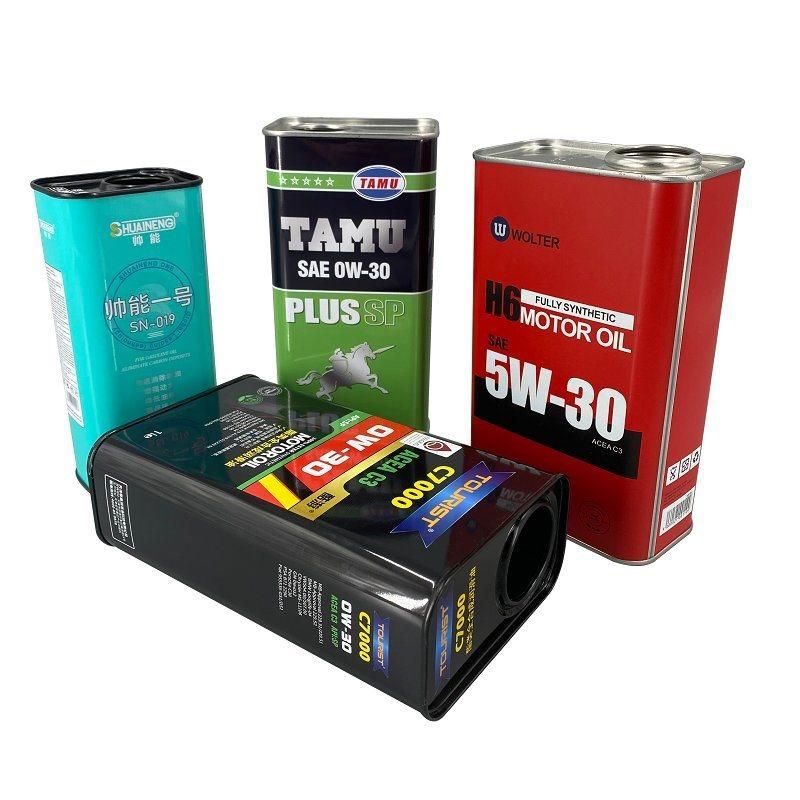 Gallon Metal Tin Can with Plastic Handle