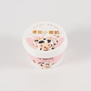 New Design Injection PP Iml Packaging Box Container with Lid for Ice Cream