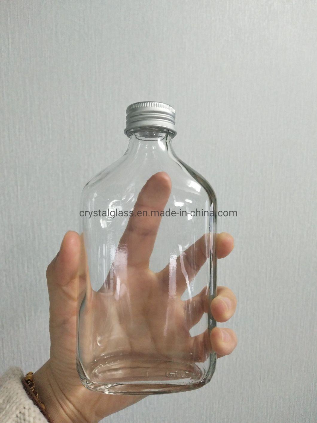 300ml Small Flat Wine Beverage Glass Bottles