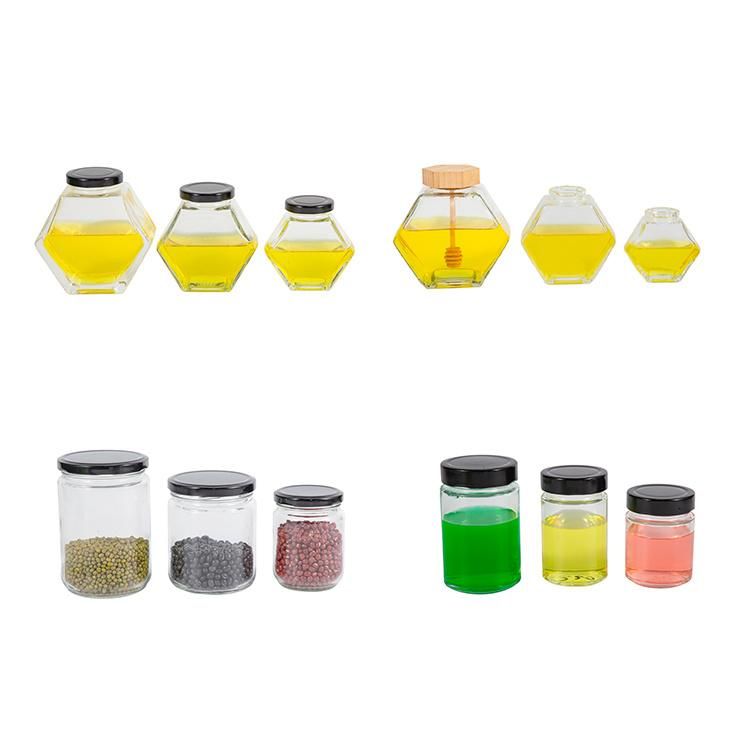 Mason Jar 4 Oz 8 Oz 12 Oz 16 Oz 32 Oz Jelly Jam Food Storage Glass Mason Jar with Regular Mouth Lid, Band