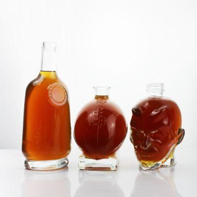Factory Price Flask Liquor Bottle 100ml Olive Oil Glass Bottle