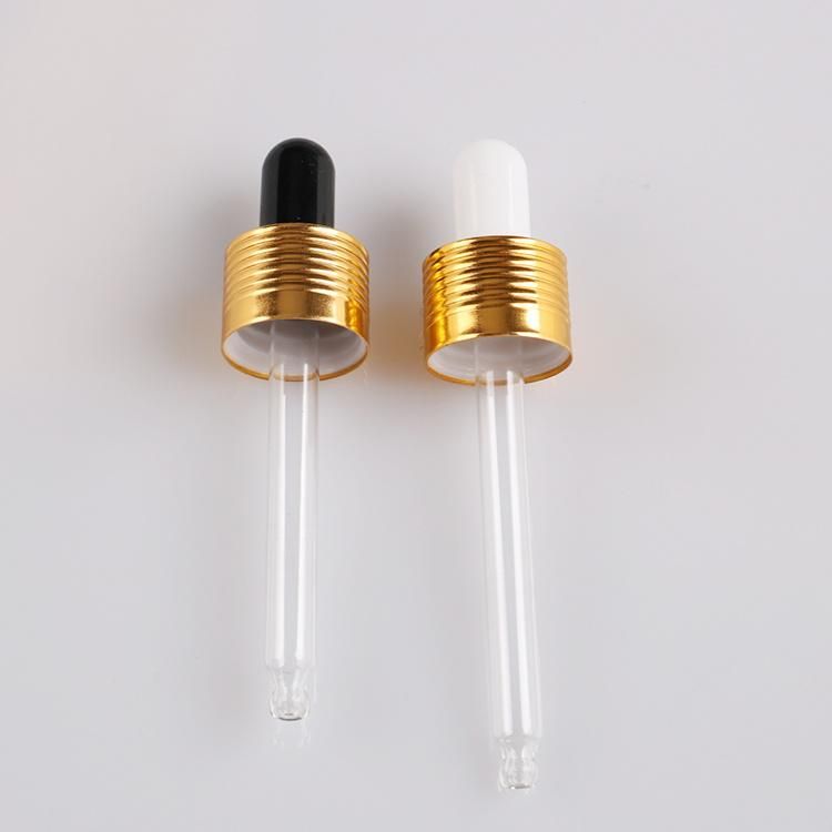 Glass Pipette Dropper Rubber Seal Aluminium Cap