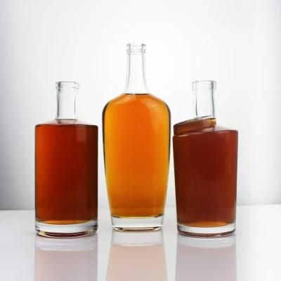 Wholesale Cheap Glass Spirit Bottle Gin Liquor Glass Bottle