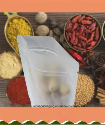 Hot Selling Pet/PE, OPP/CPP Matte Food Grade Design Storage Ziplock Bags