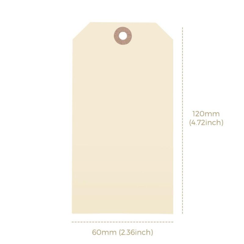 Wholesale Kraft Paper Manilla Shipping Tags with String Elastic (MT1260-ES-1)