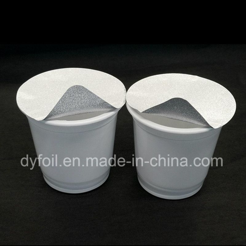 Customized Logo Printing 81mm Aluminum Foil Caps for Juice Cup