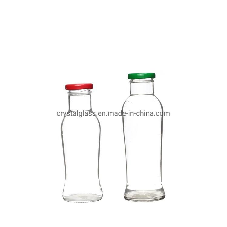 Beverage Glass Coffee Bottles with Cork 330ml