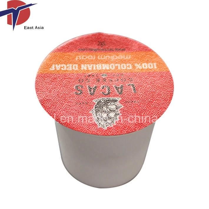 Disposable Printed Plastic Cup Sealing Aluminum Foil Lids