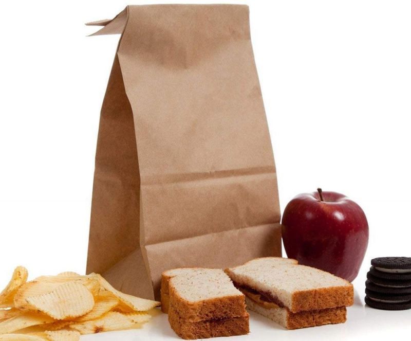 Custom Logo Heat Seal Greaseproof Microwave Popcorn Bag Paper Bags for Food