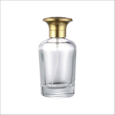 Customized Decorative Glass Perfume Bottles for Liquid Packaging with Stoppers Refillable Frosted Glass Spray Perfume Bottle Cap