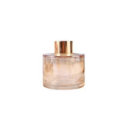 Custom Logo 100ml 200ml Empty Round Perfume Glass Reed Diffuser Bottle