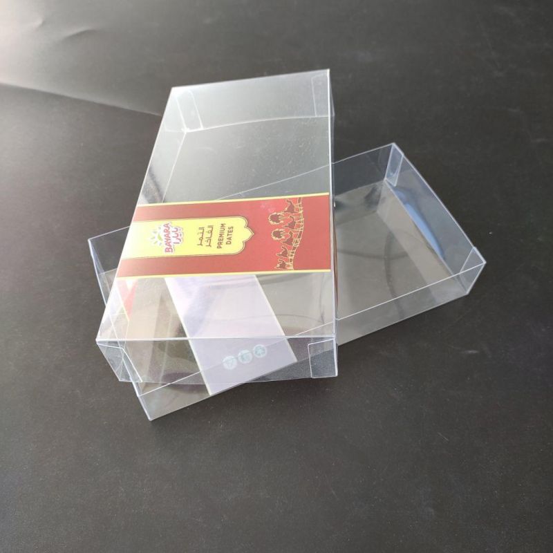 Clear Foldable Rectangle Plastic Printing Gift Boxes