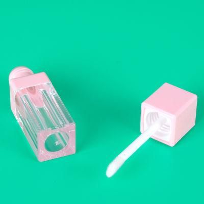 Manufacturer Elegant Pink Top Cap Lip Gloss Tube Lip Gloss Case Lip Gloss Container