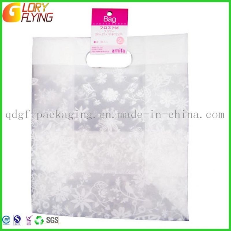 Plastic Handle Bag Shopping Bag with Reinforced Plastic Handle