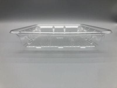 Healthy Clear Plastic Fruit Vegetable Food Box (PET container)